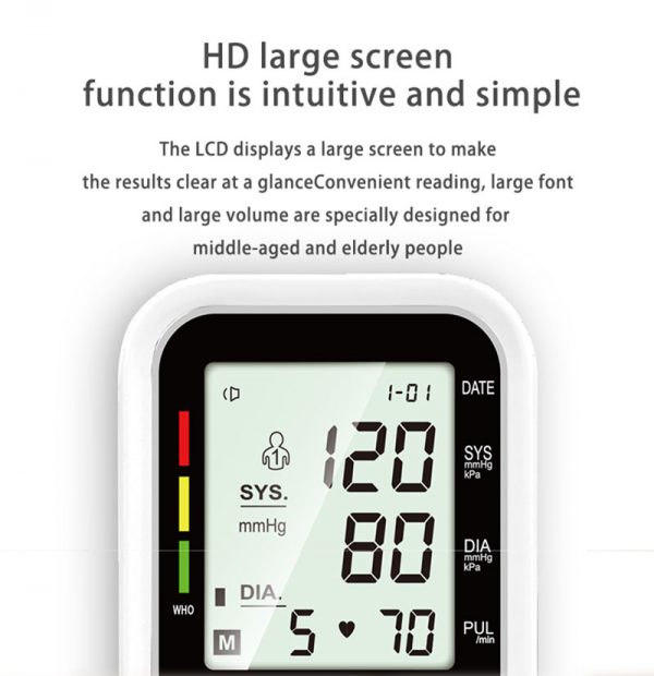 wecolor blood pressure moniter