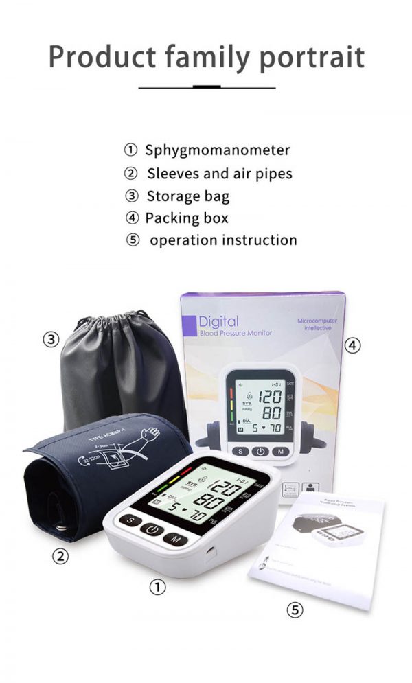 wecolor blood pressure moniter