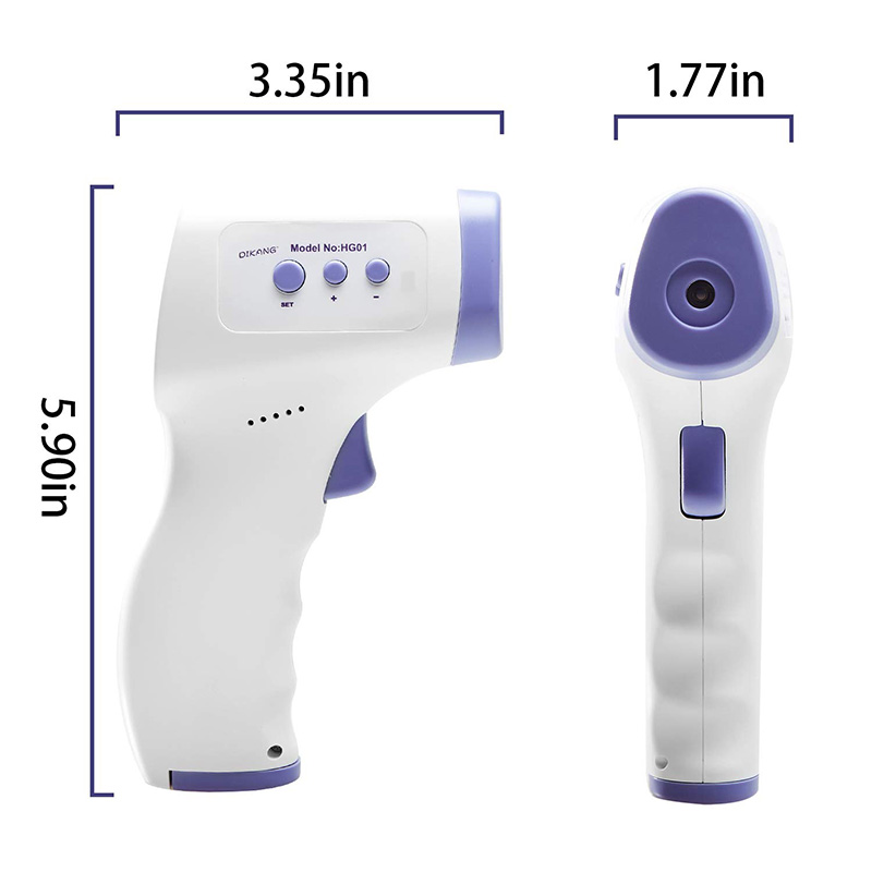 WECOLOR Medical Infrared Thermometer Contactless Thermometer HG01 With  Fever Alarm And Memory Function - Wecolor