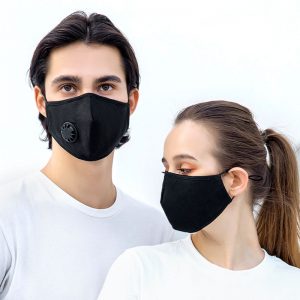 wecolor black cotton mask