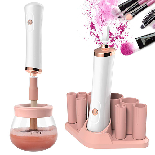 Makeup Brush Cleaner Dryer Super-Fast Electric Brush Cleaner Machine  Automatic Brush Cleaner Spinner