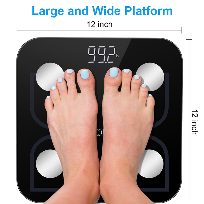 Smart Fitness Bathroom Scale (Weight and Body Fat Scale)