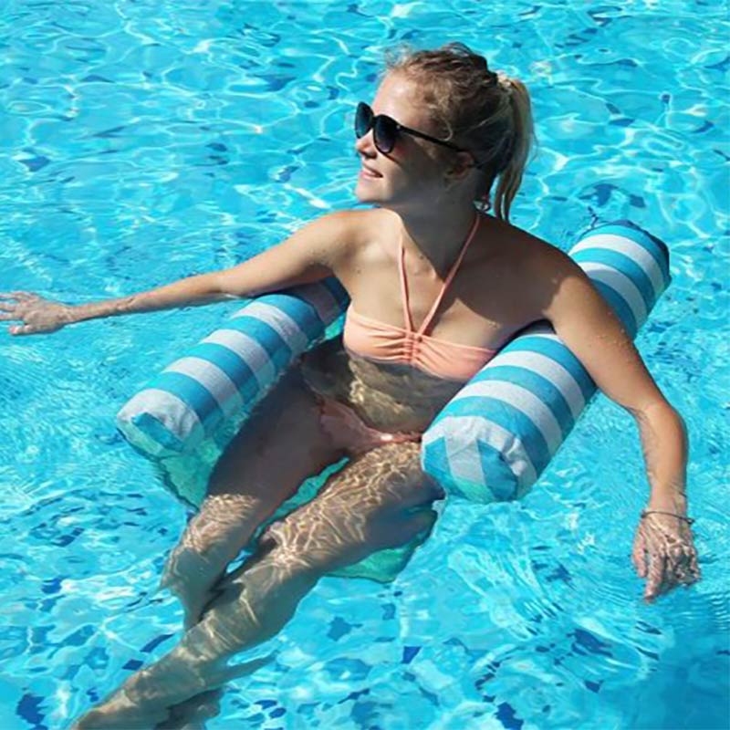 Wecolor 2 Packs Multi Purpose Swimming Pool Float Hammock 4 in 1